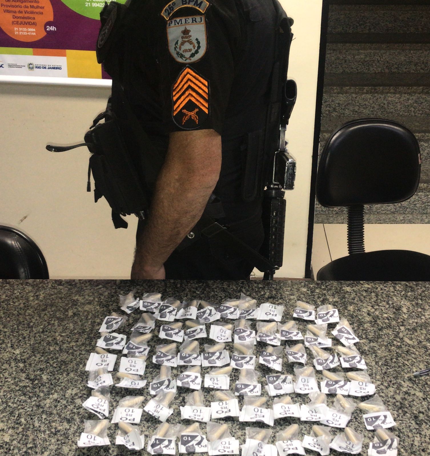 Homem é preso após ser flagrado com drogas em Pedro do Rio