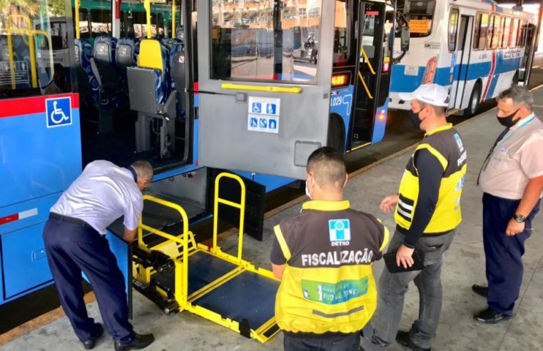 Detro-RJ autuou 43 veículos nas ‘Ações Acessibilidade’