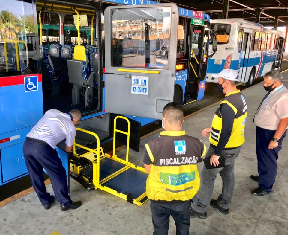 Detro-RJ autuou 43 veículos nas ‘Ações Acessibilidade’