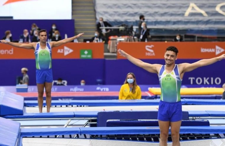 Rayan Dutra e Rafael Andrade avançam à final do Mundial de Trampolim: disputa acontece neste sábado
