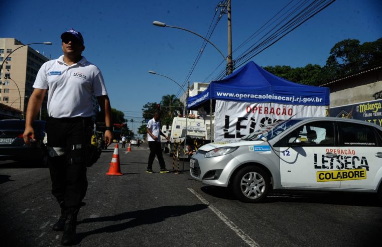 Lei Seca flagrou 482 motoristas alcoolizados no fim de semana do Natal