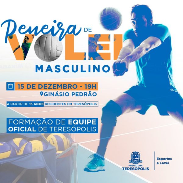 Teresópolis seleciona jogadores para equipe municipal de vôlei