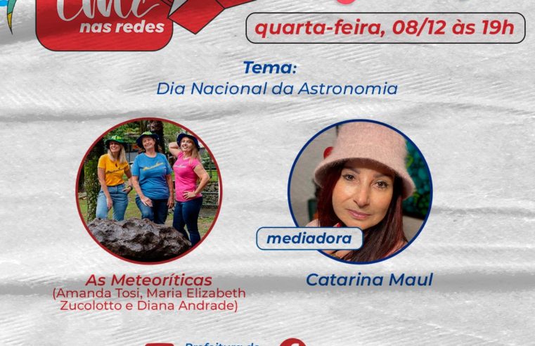 Dia Nacional da Astronomia é o tema em debate do IMC nas Redes desta quarta-feira