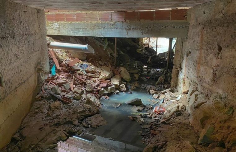 Secretaria de Meio Ambiente de Três Rios encontra irregularidades na Rua Orozimbo Flores