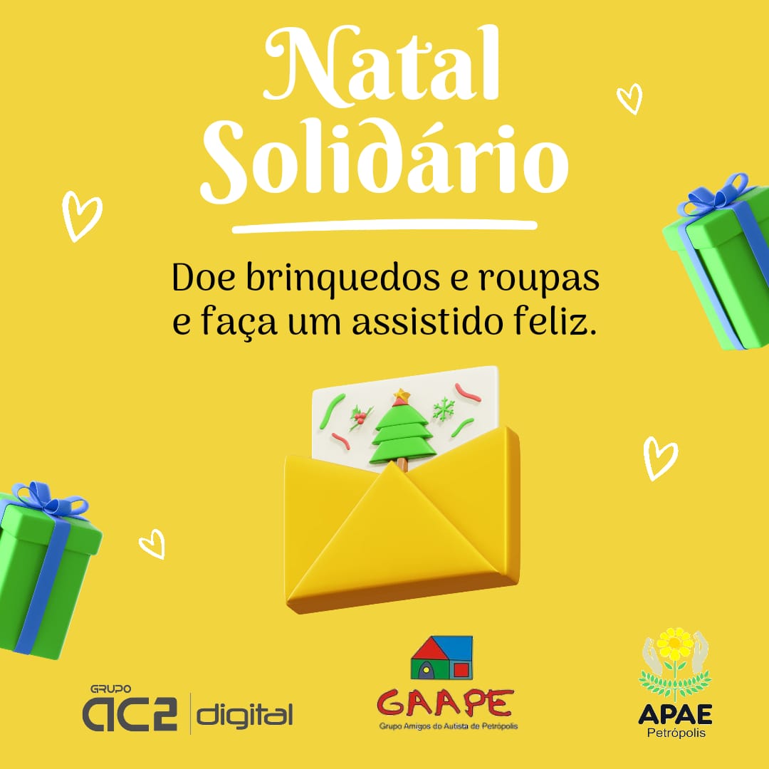 APAE Petrópolis promove mais uma edição do Natal Solidário