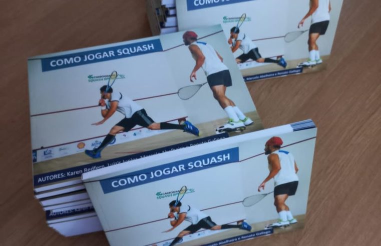 Professor de squash do Clube Campestre lança livro sobre a modalidade