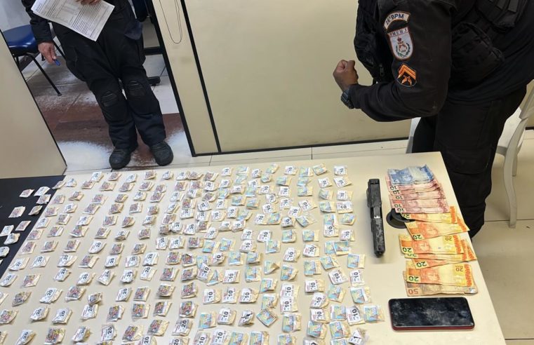 Homem é preso por tráfico de drogas em Corrêas