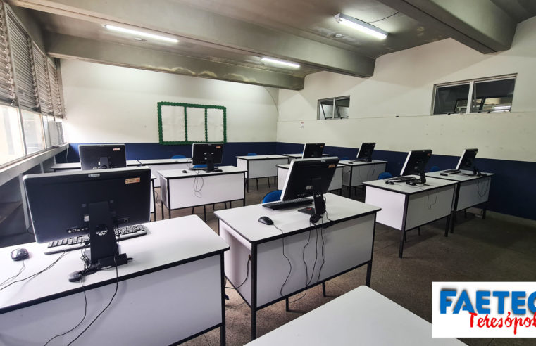 Faetec Teresópolis oferece 776 vagas para cursos de Qualificação Profissional