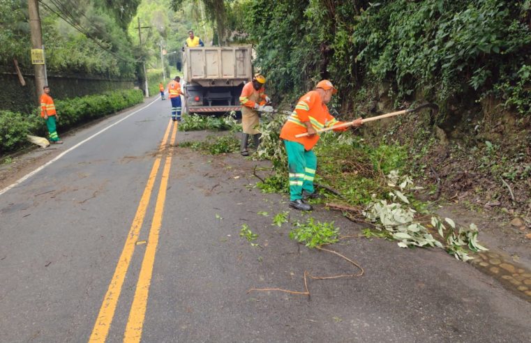 Governo do estado mobiliza as equipes para a Região Serrana atingida pelas chuvas