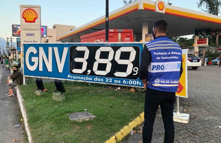 Procon-RJ instaura ato de investigação após denúncias de aumento abusivo no preço do GNV