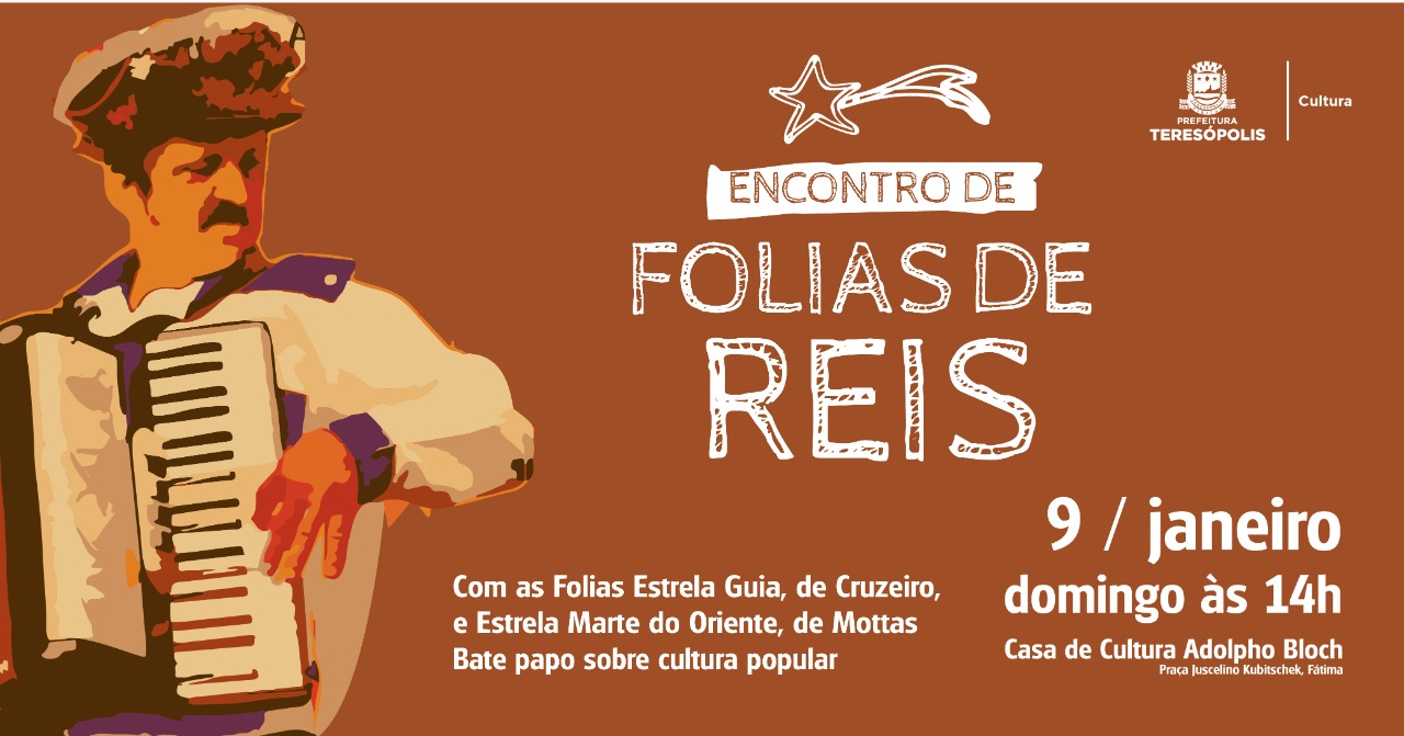 Encontro de Folia de Reis fecha programação neste domingo na Casa de Cultura Adolpho Bloch