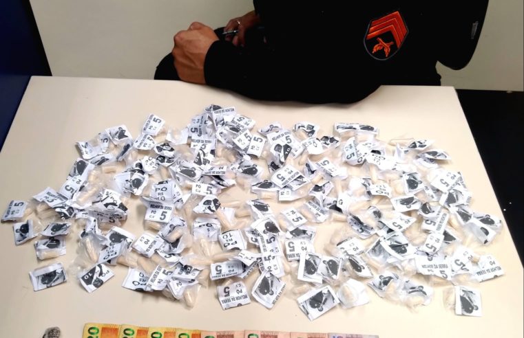 Ações da PM resultam em apreensões de drogas durante o fim de semana