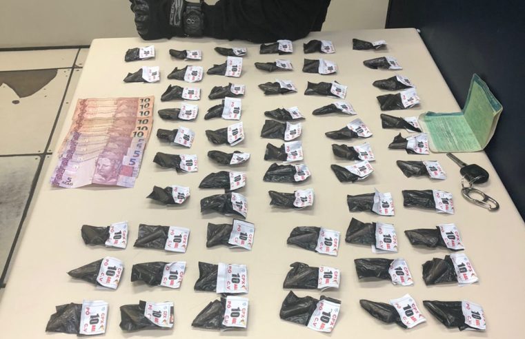 Homem é preso com drogas no Samambaia