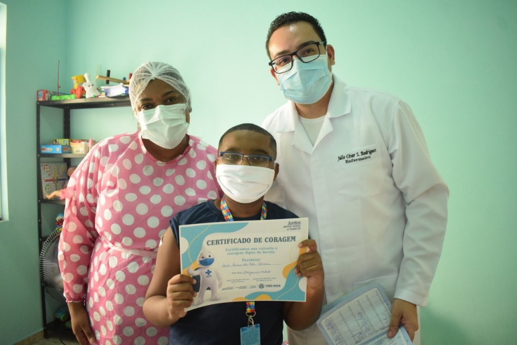 Três Rios inicia vacinação infantil contra a Covid-19