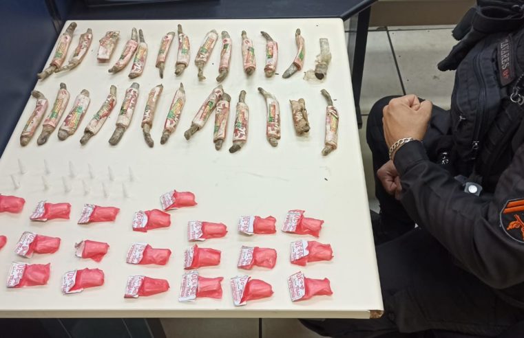 PM prende homem acusado de vender drogas e cometer roubos em Petrópolis