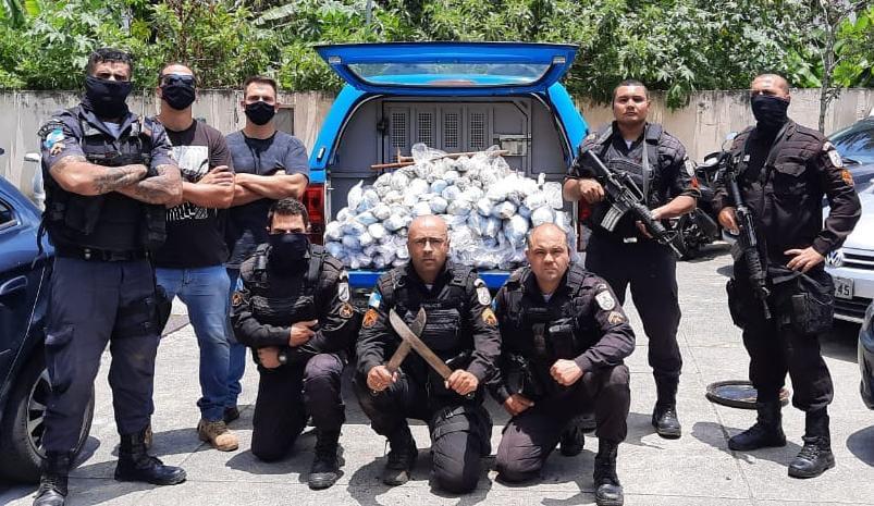 PM faz maior apreensão de drogas do ano em Petrópolis, mais de 5 mil cápsulas de cocaína foram encontradas
