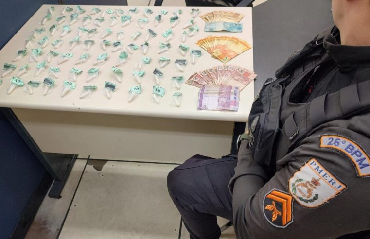 Dois homens são presos por tráfico no Bela Vista