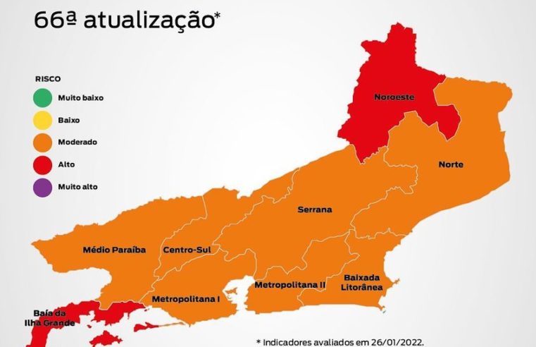 Estado do Rio permanece em bandeira laranja para covid-19