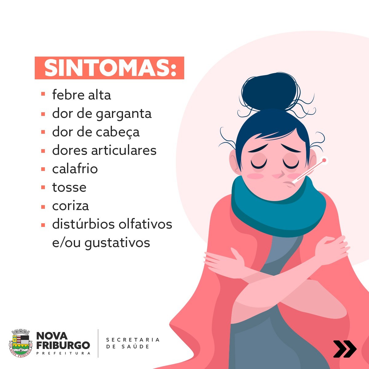 Secretaria Municipal de Nova Friburgo explica sintomas da Influenza