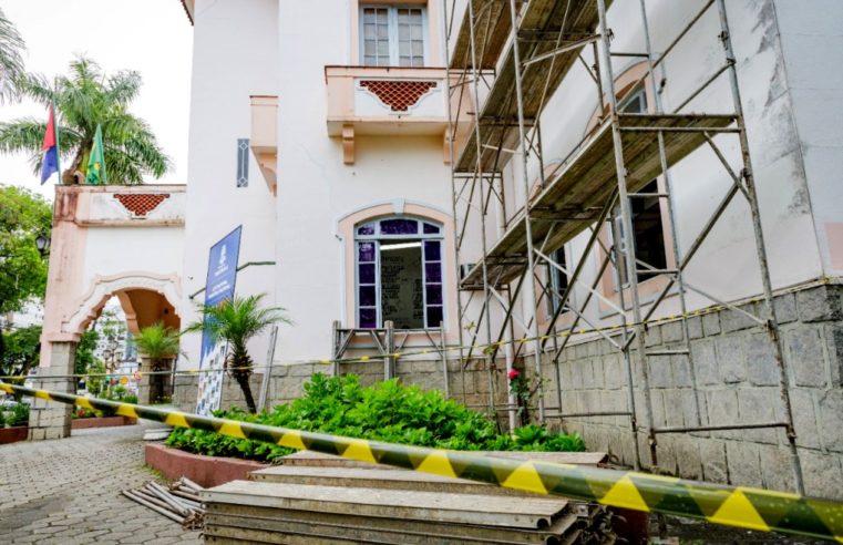 Sede da Prefeitura de Teresópolis começa a ser revitalizada