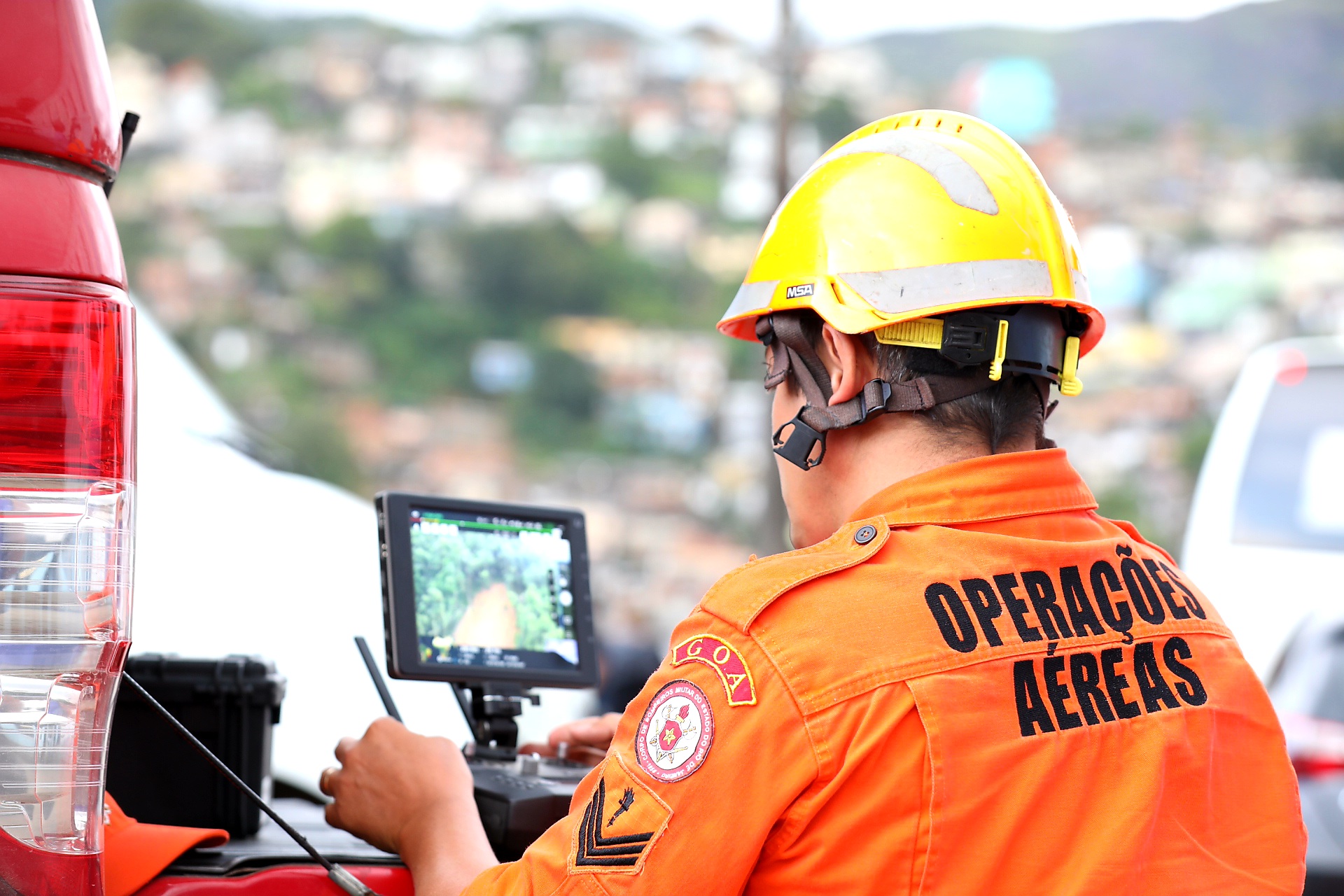 Drones do Corpo de Bombeiros auxiliam na busca por desaparecidos