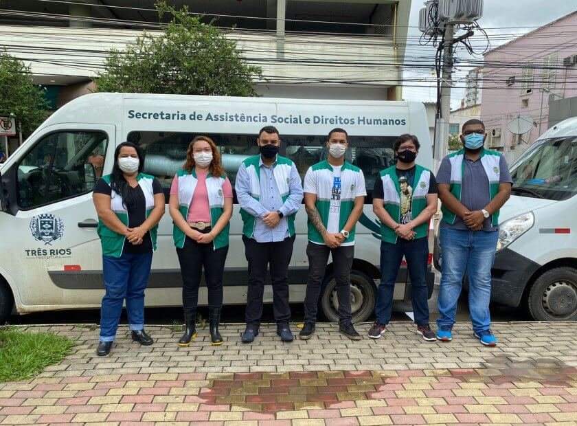 Secretaria de Assistência Social de Três Rios envia equipe para Petrópolis e leva donativos para vítimas das chuvas