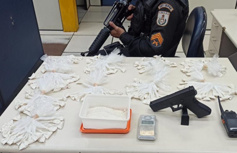 PM apreende cocaína na localidade do Contorno
