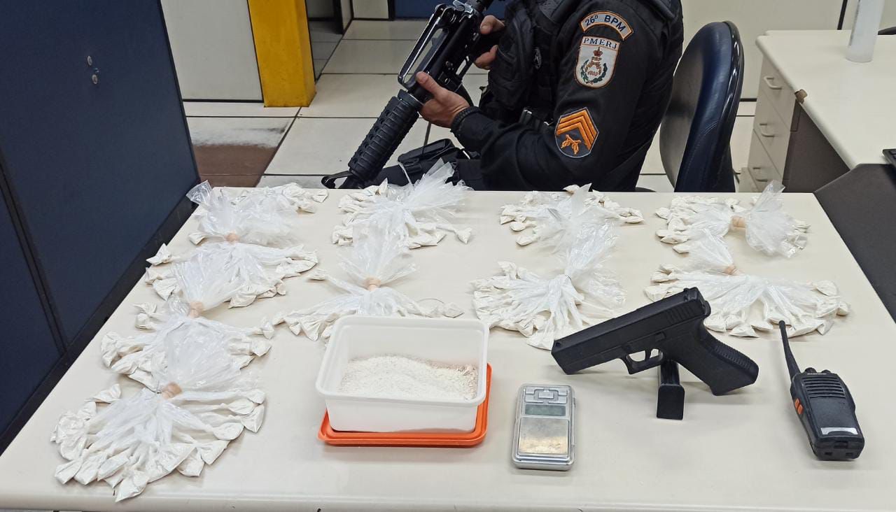 PM apreende cocaína na localidade do Contorno