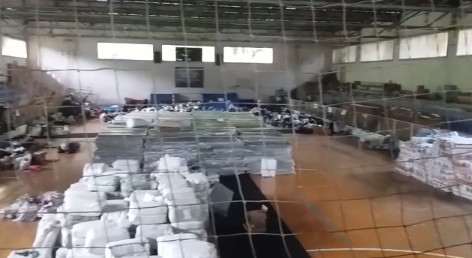 Central de donativos montada no ginásio do Bingen é desativada. Prefeitura monta novo ponto de arrecadação de doações