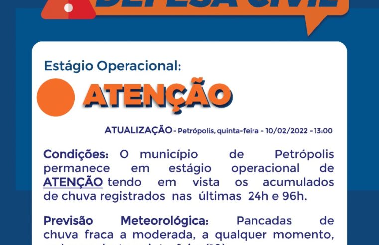 Dezesseis casas são interditadas após quatro dias de chuva constante em Petrópolis