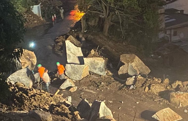 Rua Bartolomeu Sodré, no Caxambu, é liberada para tráfego