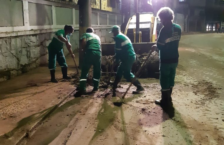 Operação noturna de limpeza conta com mais de 40 máquinas
