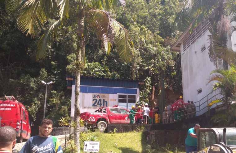 Funcionário da Comdep é atingido por uma pedra durante remoção de detritos