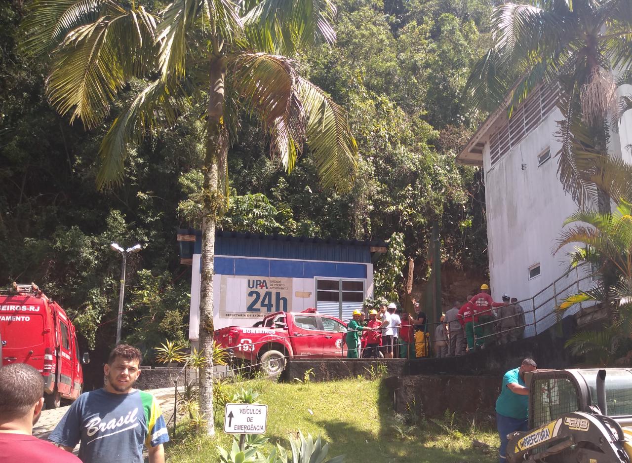Funcionário da Comdep é atingido por uma pedra durante remoção de detritos