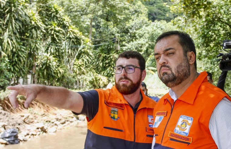 Governador visita Magé e presta apoio à cidade após fortes chuvas
