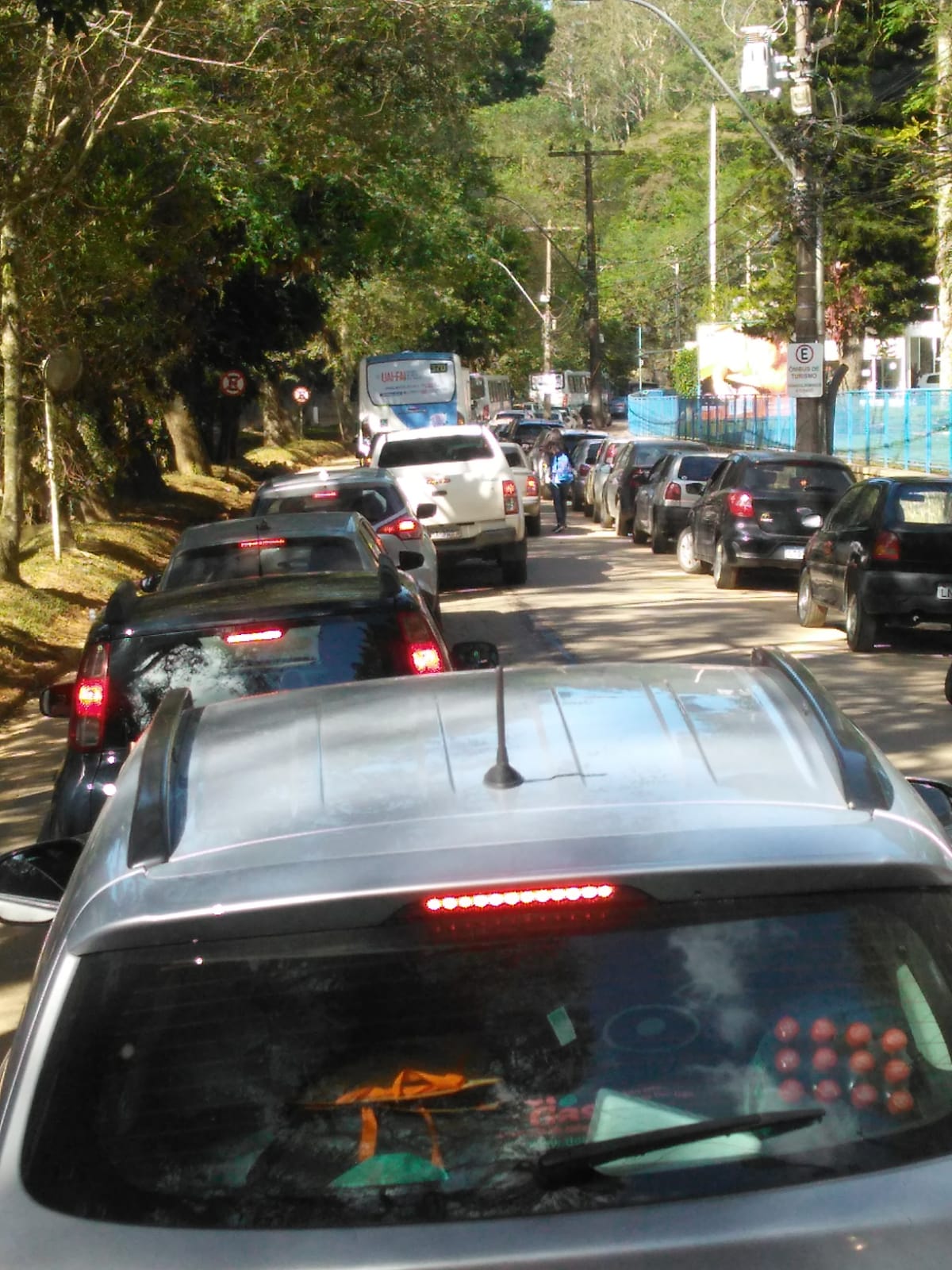 Fechamento da Rua Washington Luiz afeta a operação dos ônibus em Petrópolis