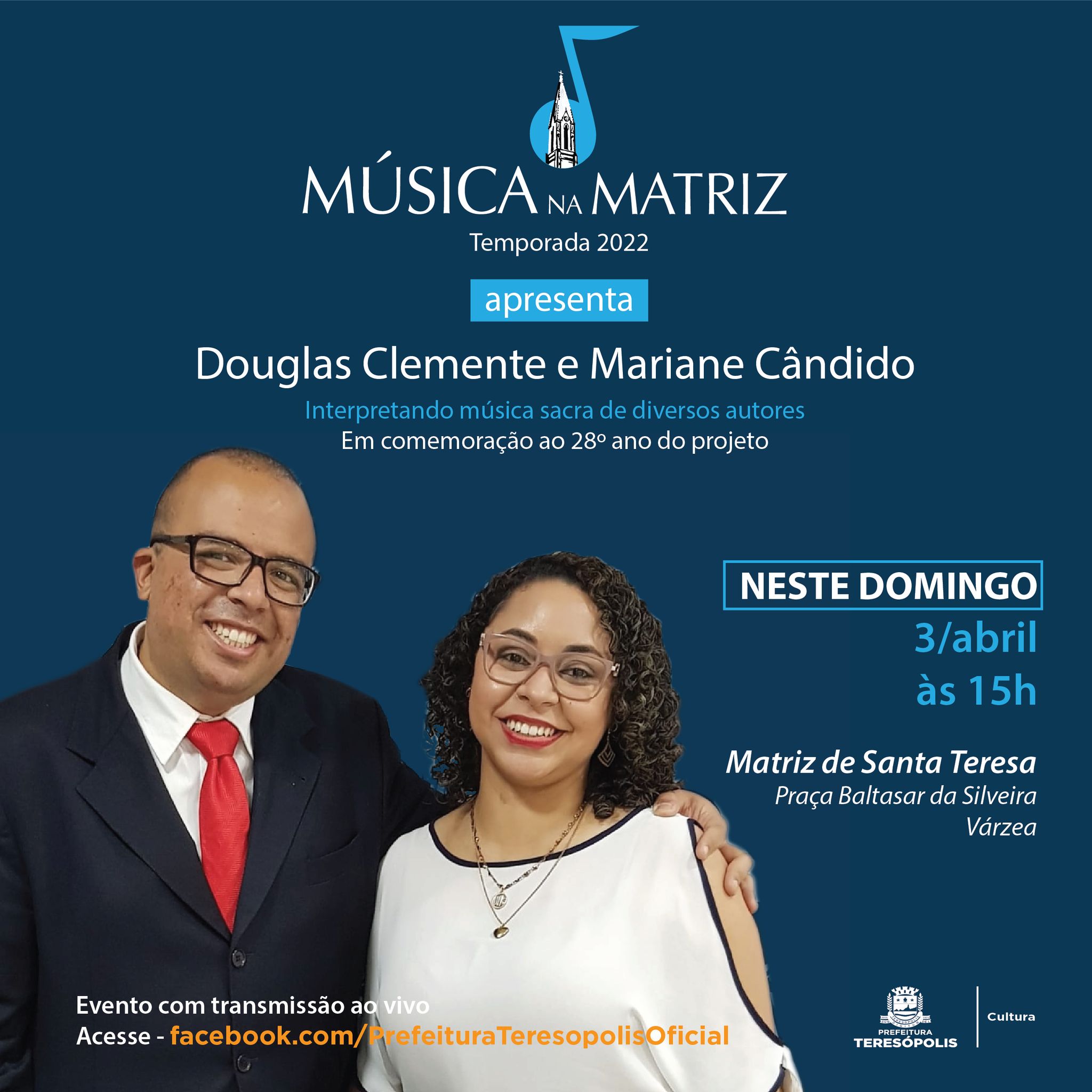 ‘Música Matriz’ comemora 28 anos de criação com apresentação especial no próximo domingo, 3