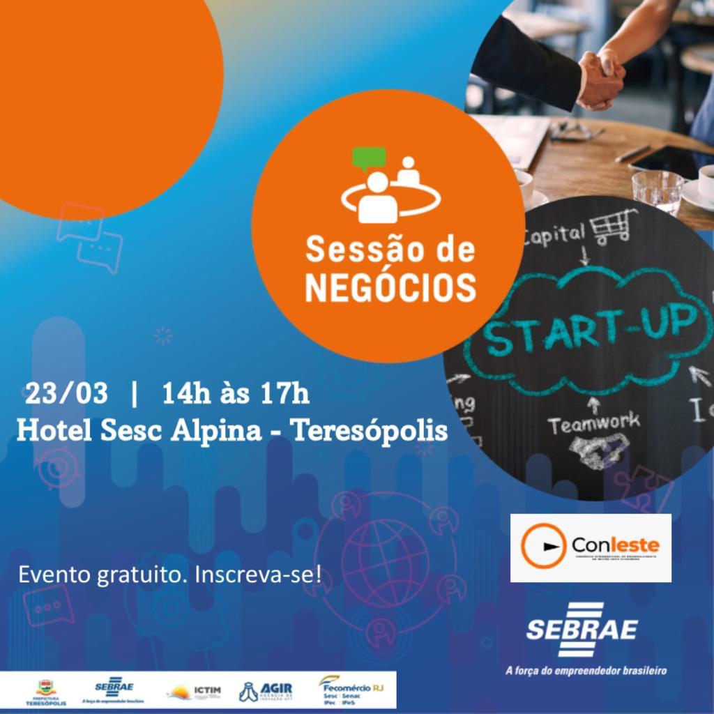 Prefeitura de Teresópolis participará de Sessão de Negócios do Sebrae-RJ como Empresa Âncora, no Evento Conlestech