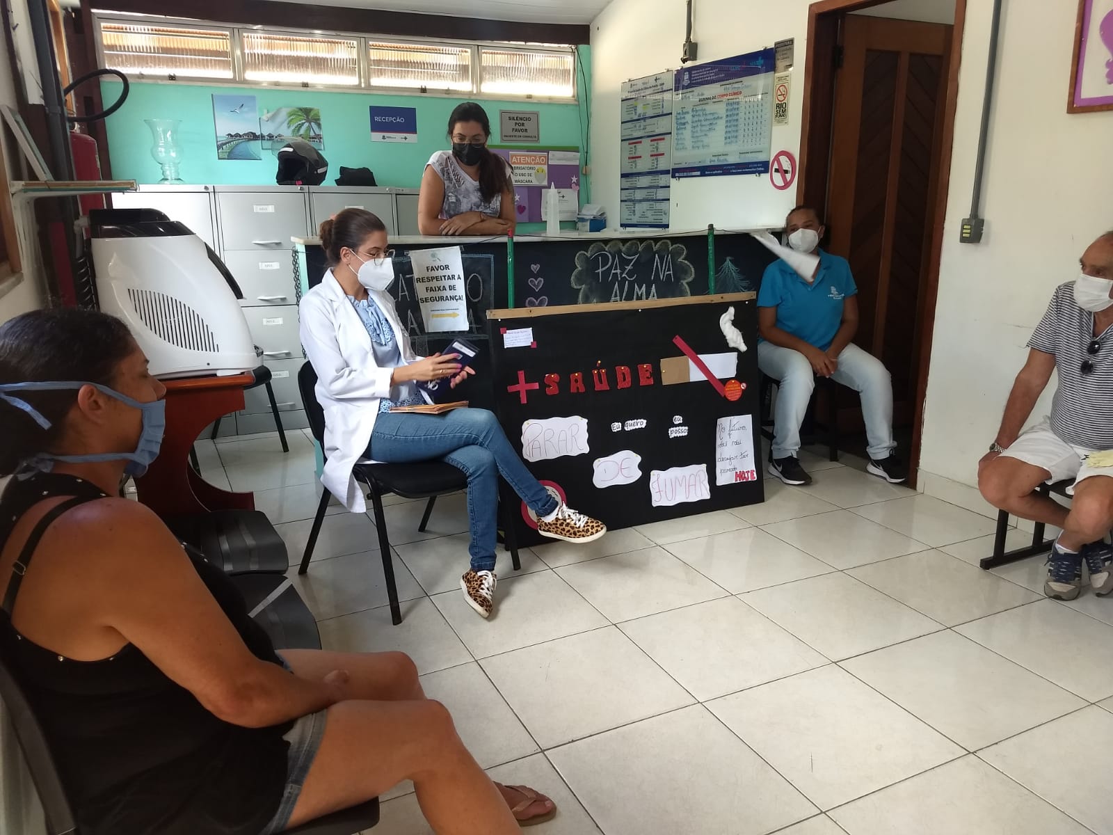 Programa Municipal de Controle do Tabagismo atende pacientes na Granja Guarani