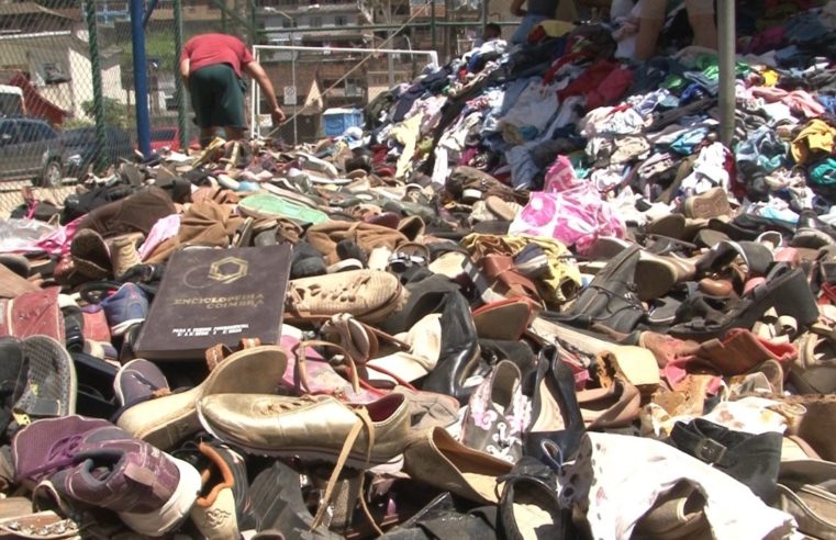Após denúncias justiça determina destruição de roupas doadas que apodreceram no Alto da Serra