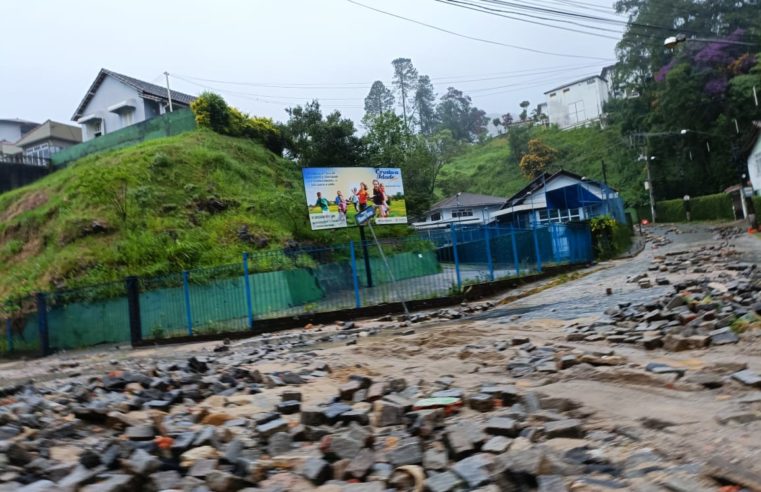 Índice pluviométrico de 534,4 milímetros é o maior da história de Petrópolis em 24 horas