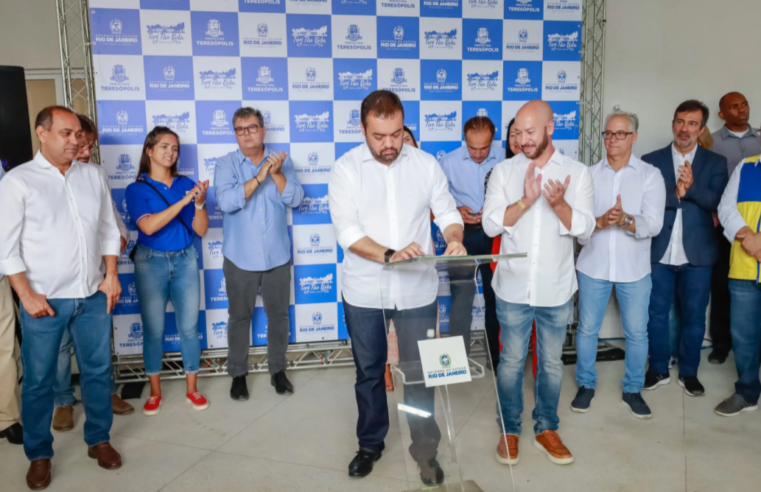 Governador Cláudio Castro entrega creche do Ermitage em Teresópolis