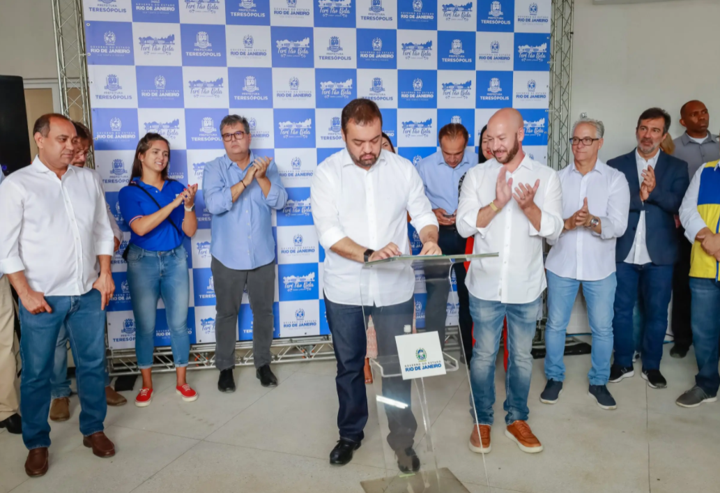 Governador Cláudio Castro entrega creche do Ermitage em Teresópolis