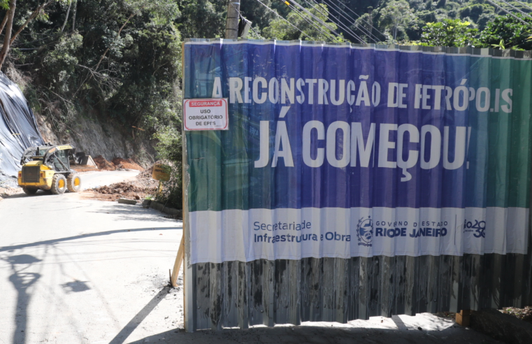 Governador Cláudio Castro vistoria obras emergenciais em Petrópolis