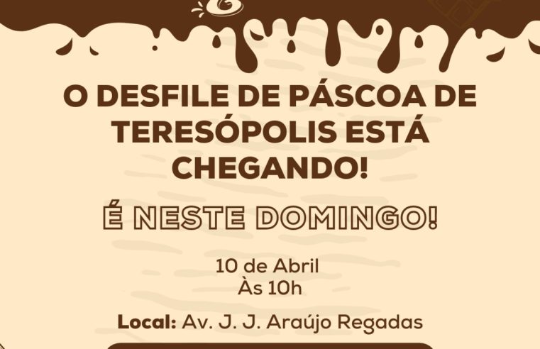 Teresópolis terá desfile de Páscoa dos estudantes da rede municipal neste domingo (10), na Várzea.