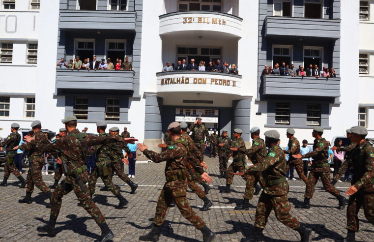 Dia do Exército Brasileiro é celebrado hoje (19) e 32º “Batalhão Dom Pedro II” promoveu cerimônia especial