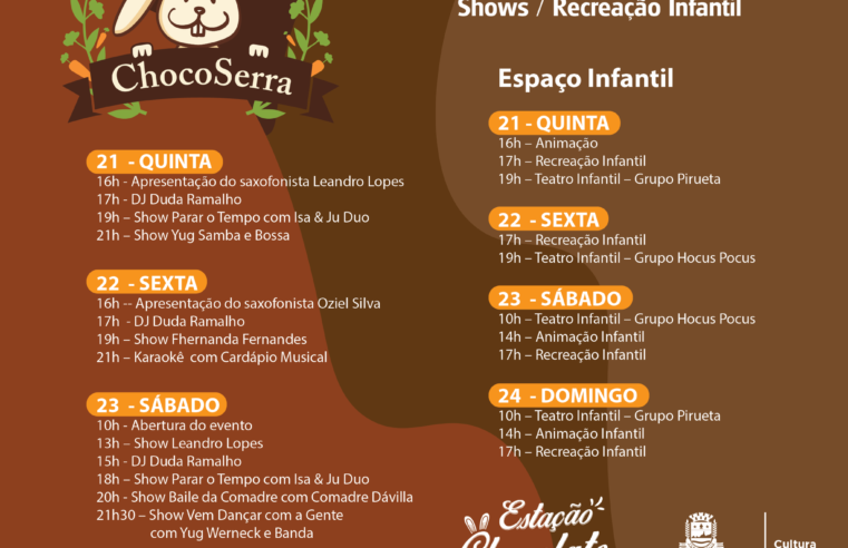 Estação Chocolate: ChocoSerra 2022 começa nesta quinta, 21, em Teresópolis