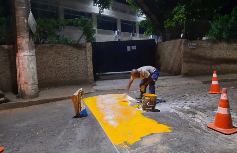 CPTrans revitaliza sinalização em Pedro do Rio e na Posse