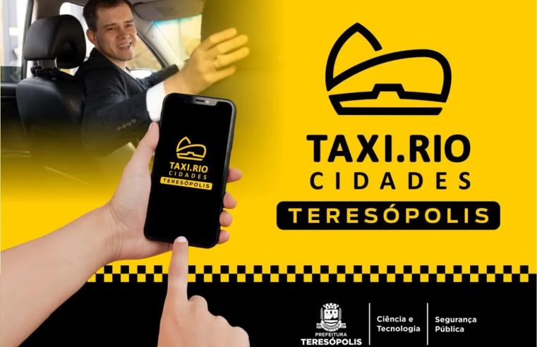 Cadastro dos taxistas para uso do aplicativo Taxi.Rio.Cidades em Teresópolis será feito na próxima quinta, 7/04