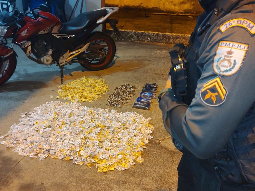 Polícia Militar apreende grande quantidade de drogas no Itamarati